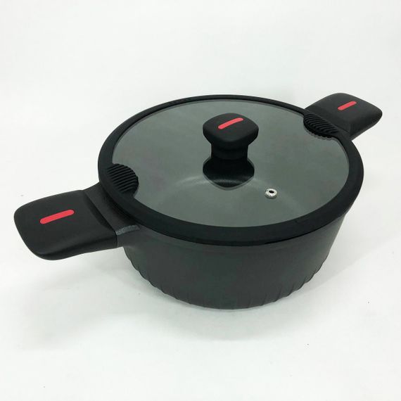 Каструля Magio MG-1171 Лита антипригарна 5л 24 см | Зображення 6