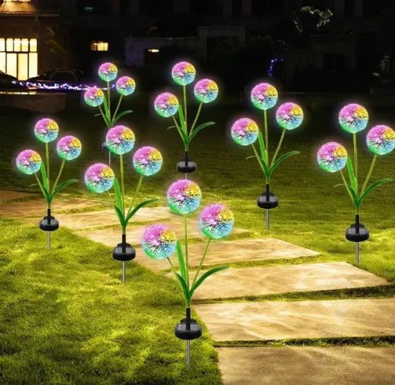 Садовый фонарь на солнечной батарее Одуванчики Dandelion Garden Lights | Зображення 4