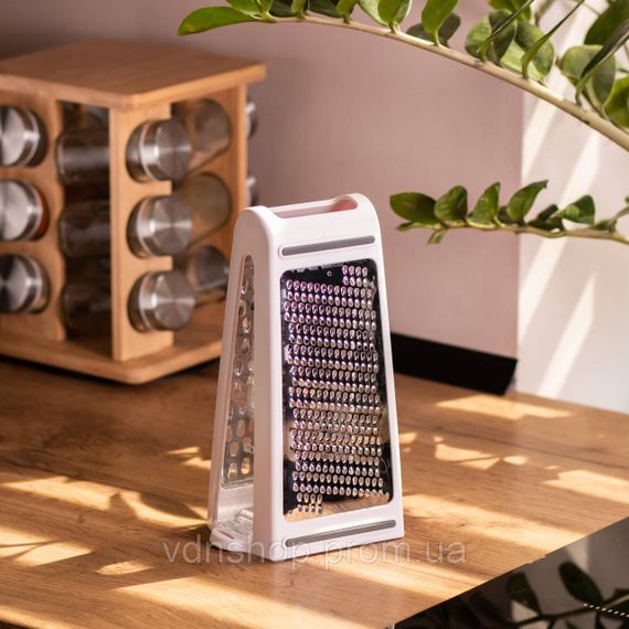 Терка ручная для овощей и фруктов с контейнером 600 (мл) HP-8-4 | Зображення 7