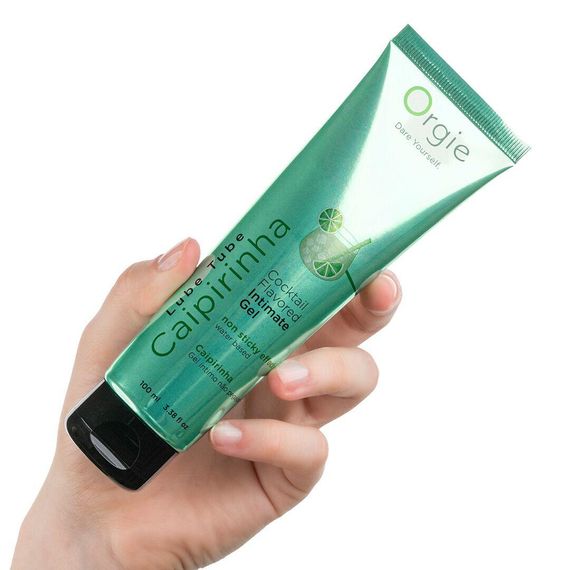 Лубрикант на водной основе Orgie Lube Tube Cocktail Caipirinha, 100 мл, вкус цитрусового коктейля Sex Aura | Зображення 3