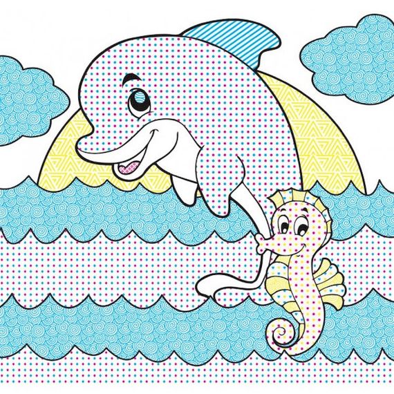 Водные раскраски Волшебная раскраска Морские приключения 757166, 4 картинки | Зображення 1