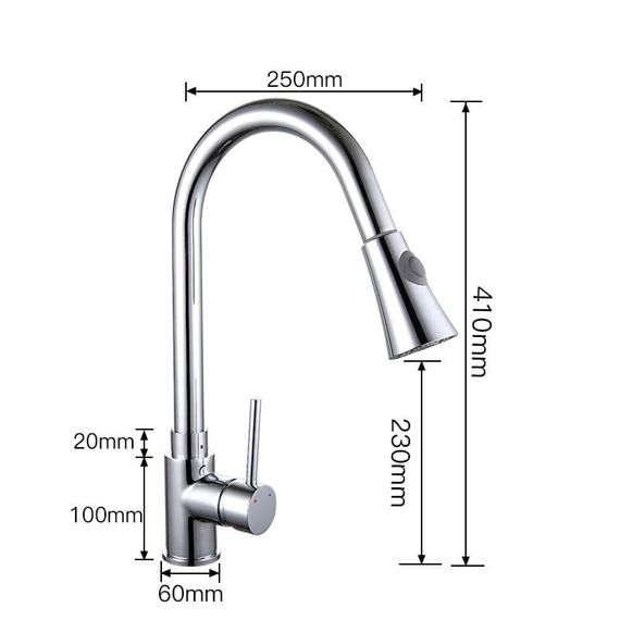 Змішувач для кухні Frap F6052 | Зображення 1