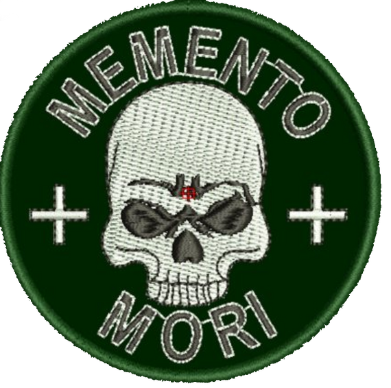 Шеврон Memento Mori Круглий