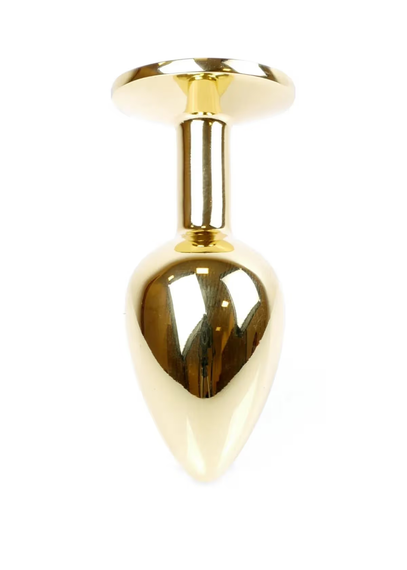 Анальна пробка BOSS SERIES B-Series HeavyFun Jewellery Gold Plug, золота, 27 мм Sex Aura | Зображення 4