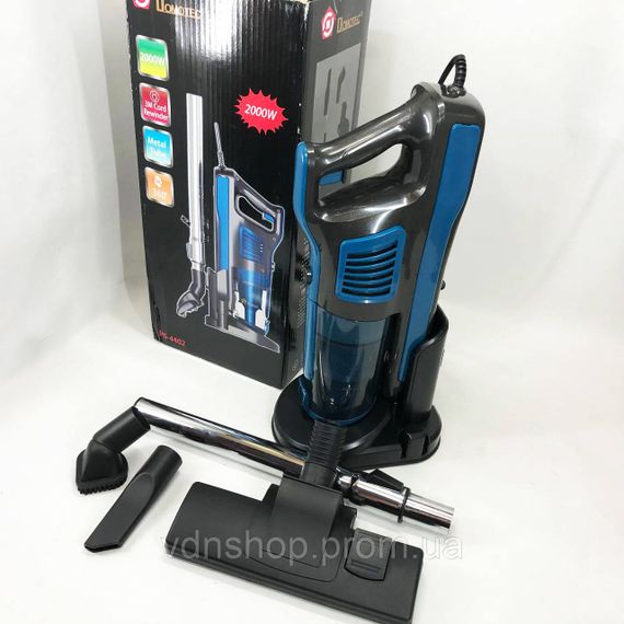 Качественный вертикальный пылесос с аккумулятором Domotec MS-4402 220 V, Вертикальный циклонный пылесос NC-45 | Зображення 2