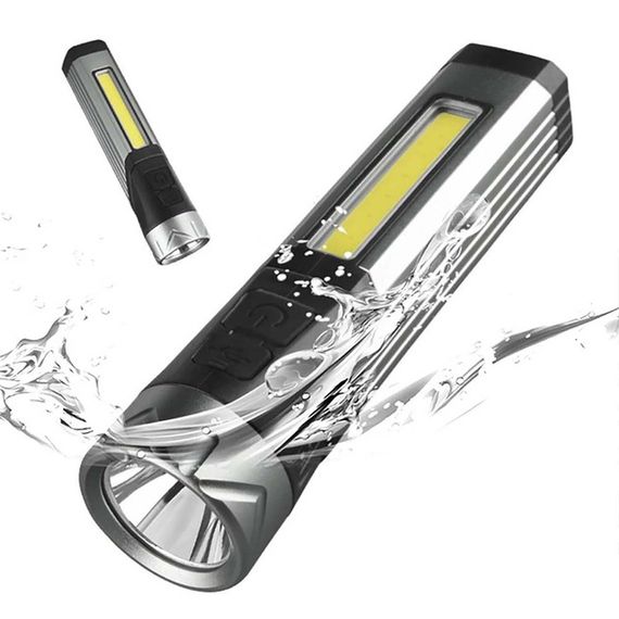 Світлодіодний ліхтарик Акумуляторний ліхтар Police, Ручний ліхтар cob, Потужний універсальний ліхтарик SO-76 | Зображення 9