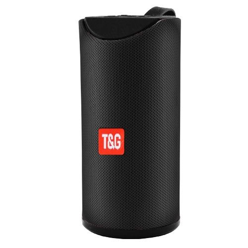 Портативная колонка XPRO TG113 с тканевым покрытием 10Вт, USB, SD, FM радио, Bluetooth черная (4426) | Зображення 3