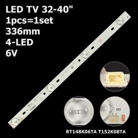LED підсвітка TV 32-40" 336mm 4-led 40626*35021228 RT148K06TA T152K08TA E61020002 RT148T152K07TA E 1шт.