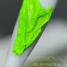 Гель для дизайну SAGA Relief Past 14 (салатова) 5мл