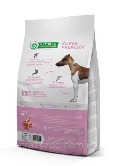 Сухий корм для цуценят всіх порід Nature's Protection Junior All Breeds Lamb з ягнятком 7.5 кг | Зображення 1
