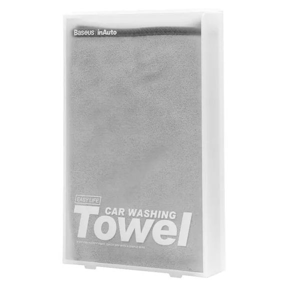 Микрофибра Baseus Easy life car washing towel (2pcs) (400*400mm) (CRXCMJ-0G) Grey | Зображення 5
