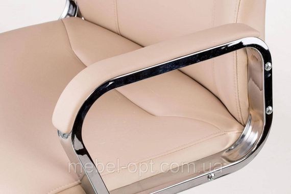 Офісне крісло Marble bеigе репліка дизайнерського крісла Eames Style HB Ribbed | Зображення 5