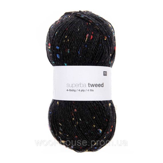 Шкарпеткова пряжа Rico Design Superba Tweed 4-х нитка, 08 | Зображення 1