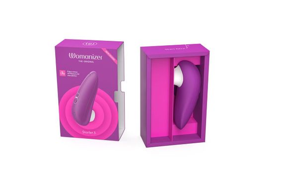 Вакуумний кліторальний стимулятор Womanizer Starlet 3 VIOLET Sex Aura | Зображення 4