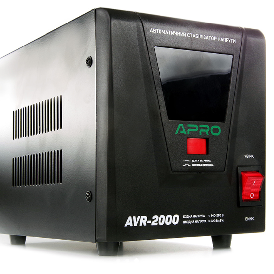 Стабілізатор напруги релейний AVR-2000 APRO | Зображення 2