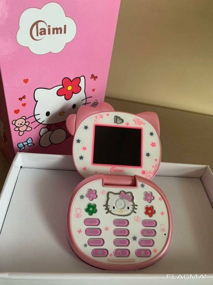 Детский Мини Мобильный Телефон Hello Kitty (Розовый)