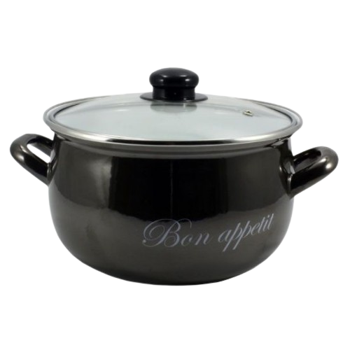 2234 A Каструля глиб. 4,0л  d.20  Bon appetit чорний  (Т) 7323940000