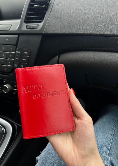 Шкіряна обкладинка для автодокументів | Зображення 3