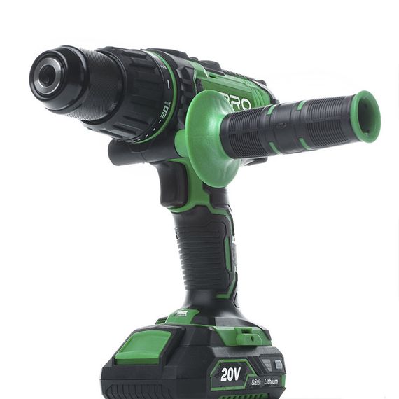 Дриль-шурупокрут ударний APRO 20 В, 2 А, 20HD 2 АКБ, ЗП, кейс 8950321 | Зображення 4