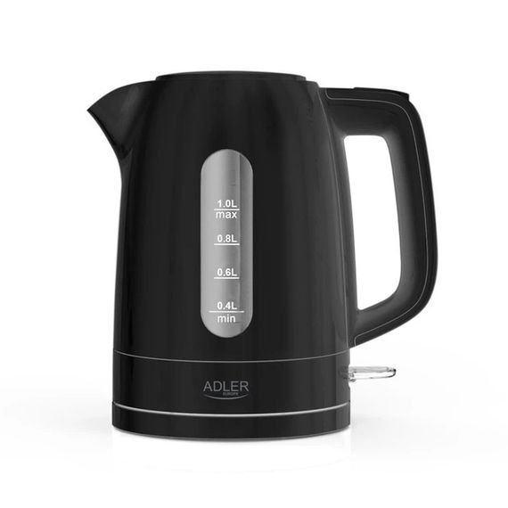 Електрочайник Adler AD 1380 black 1 л чорний