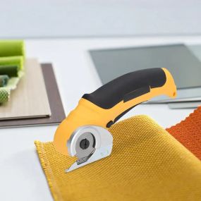 Беспроводные электрические ножницы / Аккумуляторный дисковый резак для картона, Электроножницы до 6 мм, 4 В