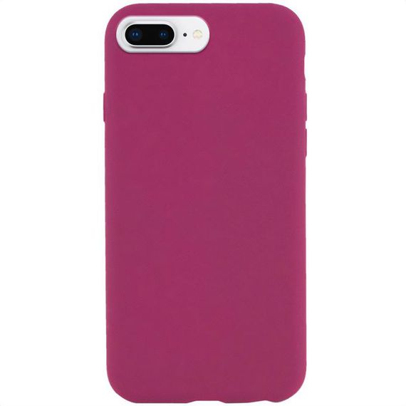 Чехол Silicone Case Full Protective (AA) NO LOGO для Apple iPhone 7 plus / 8 plus (5.5") Бордовый / Maroon