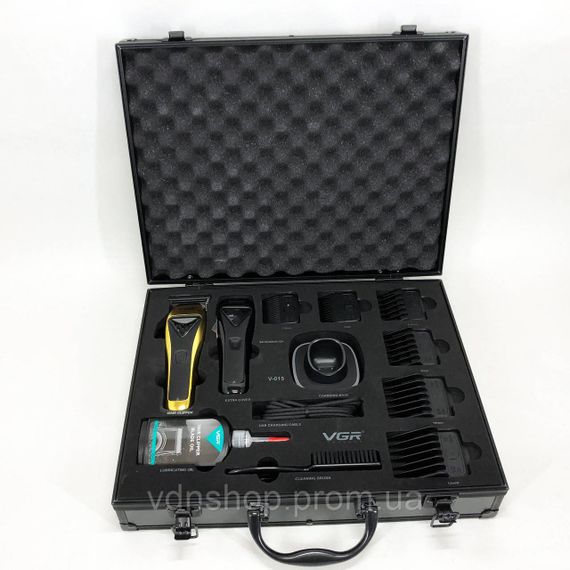 Надійна машинка для стрижки VGR V-015, Машинка для стрижки акумуляторна з насадками NT-15 | Зображення 2