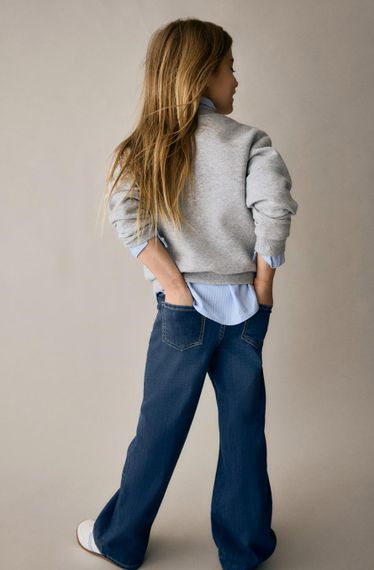 Дитячі джегінси для дівчинки H&M 98 см Темно-сині (25121105B) | Зображення 3