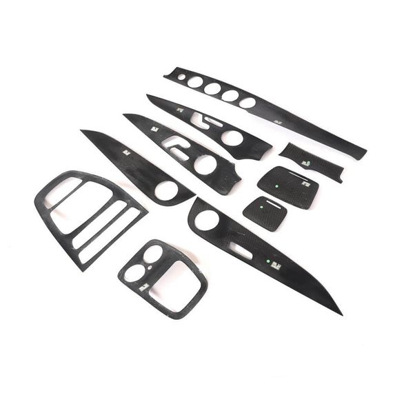 Накладки на панель (Карбон) для Mercedes E-сlass W213 2016-2023 рр | Зображення 5