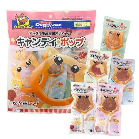 DoggyMan Delicious Lollipop яловичина, качка, лосось, ягнятина, курка ласощі для собак 5 смаків