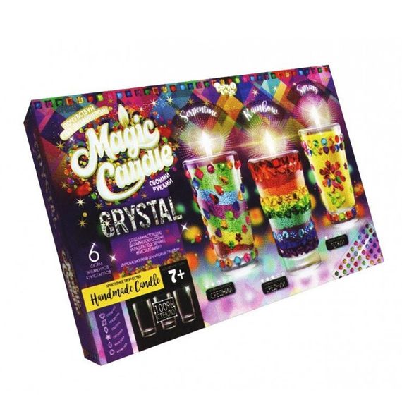 Комплект креативної творчості MAGIC CANDLE CRYSTAL 7320DT, 3 свічки в комплекті | Зображення 1