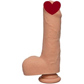 Фаллоимитатор Doc Johnson The D - Uncut D - 7 Inch With Balls ULTRASKYN, диаметр 4,5см, необрезанный Sex Aura