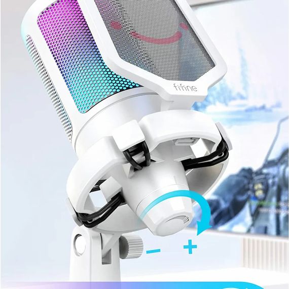 Мікрофон Fifine A6TW USB White (A6TW) | Зображення 4