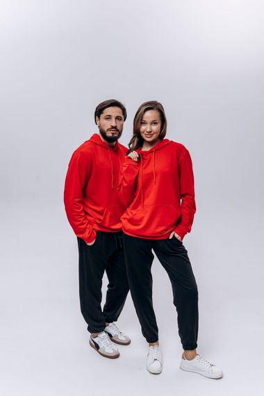 Костюм чоловічий (unisex) червоно/чорний двохнитка