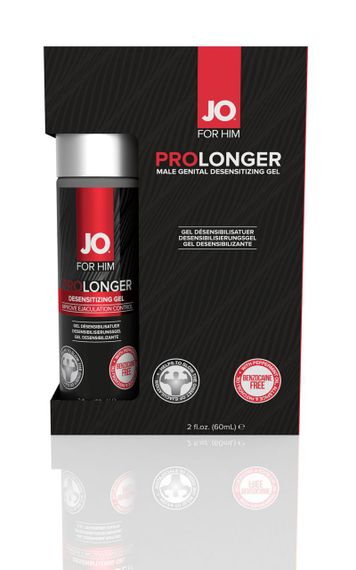 Пролонгер гель JO Prolonger Gel (60 мл) с маслом перечной мяты, гвоздичного перца и пачулей sexstyle | Зображення 2