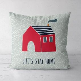 Подушка декоративная Soft Let's stay home 45x45 см (45PST_19NG011)