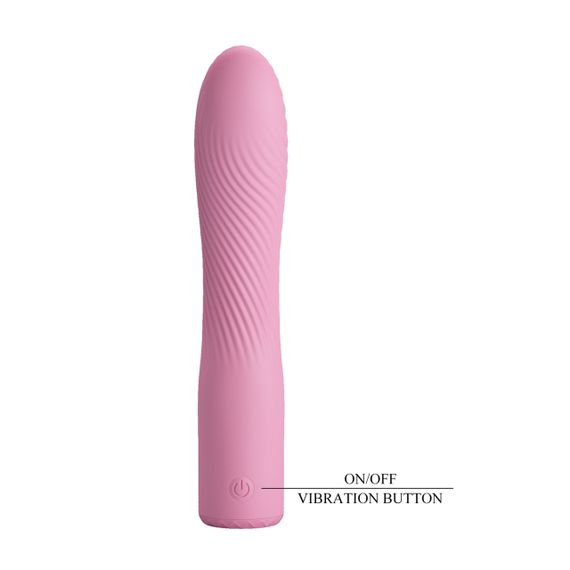 Вибратор для точки G PRETTY LOVE Kissell розовый, 16.1 х 3.2 см sexstyle | Зображення 3