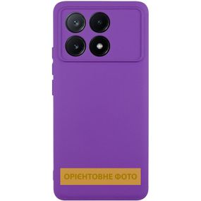 Чохол TPU GETMAN Liquid Silk Full Camera для Xiaomi Poco X6 / Note 13 Pro 5G Фіолетовий / Purple