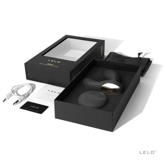 Массажер простаты LELO Hugo Black, 2 мотора, пульт ДУ, управление движением sexstyle | Зображення 1
