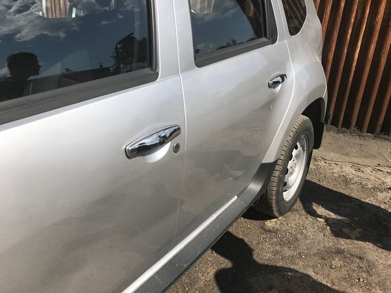 Накладки на ручки (4 шт., нерж.) Для російської збірки - OmsaLine для Renault Duster 2008-2017 рр | Зображення 2
