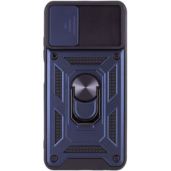 Ударостійкий чохол Camshield Serge Ring для Xiaomi Redmi Note 12S TPU+PC, Шторка на камеру, Синій TPU+PC, Шторка на камеру, Зелений Синій, TPU+PC, Шторка на камеру, Epik | Зображення 2