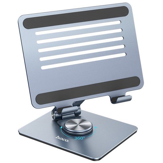 Держатель настольный Hoco PH52 Might metal rotating Metal gray | Зображення 6