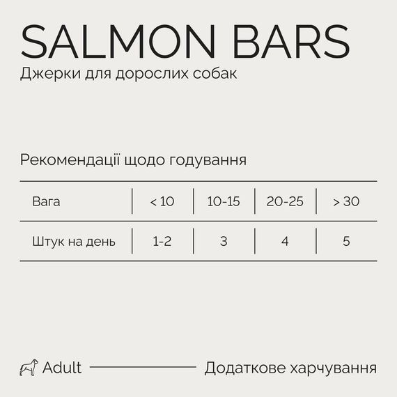 Джерки Savory Bars With Salmon батончики для собак з лососем 100 г | Зображення 3