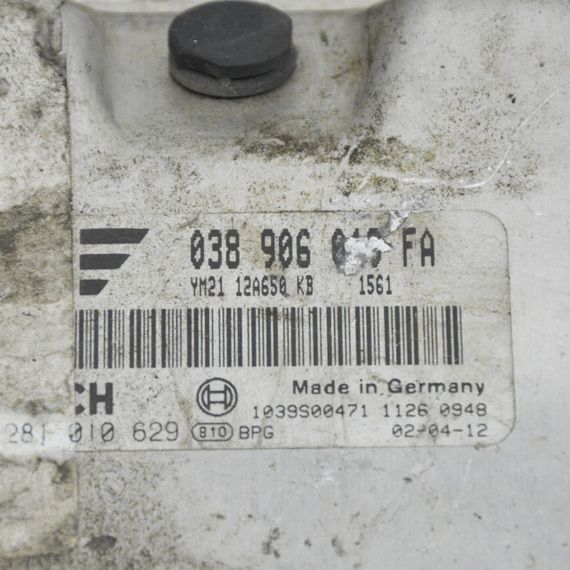 Блок управління двигуном Seat Alhambra 1.9 TDI Сеат Альхамбра 038906019FA 0281010629 | Зображення 1