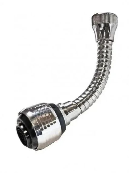 Гнучка насадка на кран Turbo Flex 360 аератор для економії води | Зображення 4