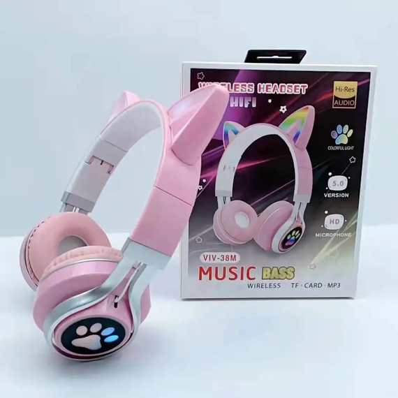 Бездротові Bluetooth-навушники з вушками з LED-підсвіткою | Зображення 6