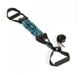 Еспандер LivePro PULL-UP AUXILIARY BELT чорний, блакитний Уні 6x12x40см LP8428