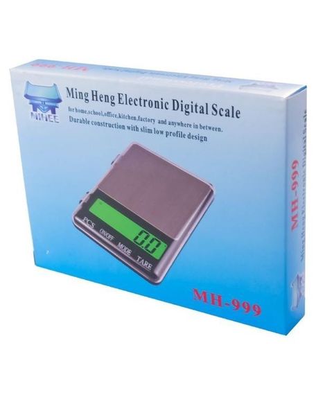 Весы ювелирные настольные с большой платформой Digital Scale MH-999 Ming Heng Electronic на 3000 г 0.1 г | Зображення 4