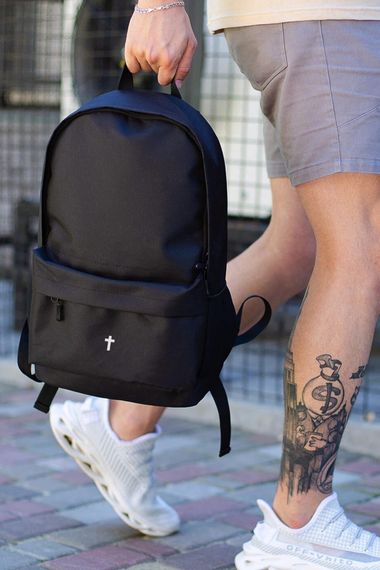 Повсякденний рюкзак шкільний Without з принтом Dagger Black