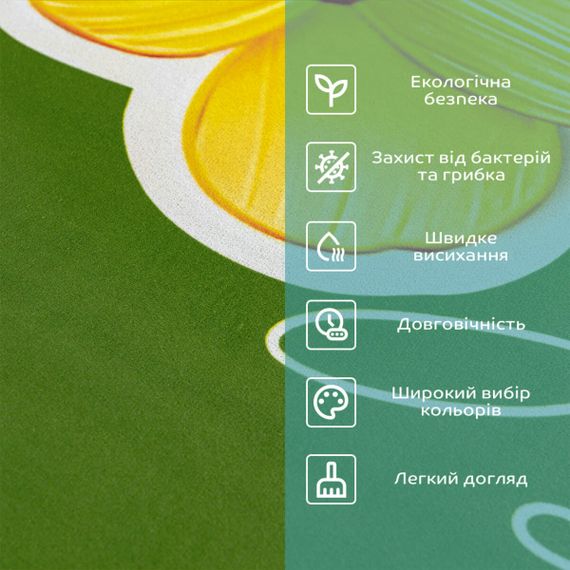 Вологопоглинаючий килимок 50х80х3мм SW-00002547 | Зображення 3